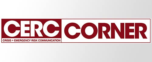 The logo of the CERC Corner on the Emergency Partners newsletter